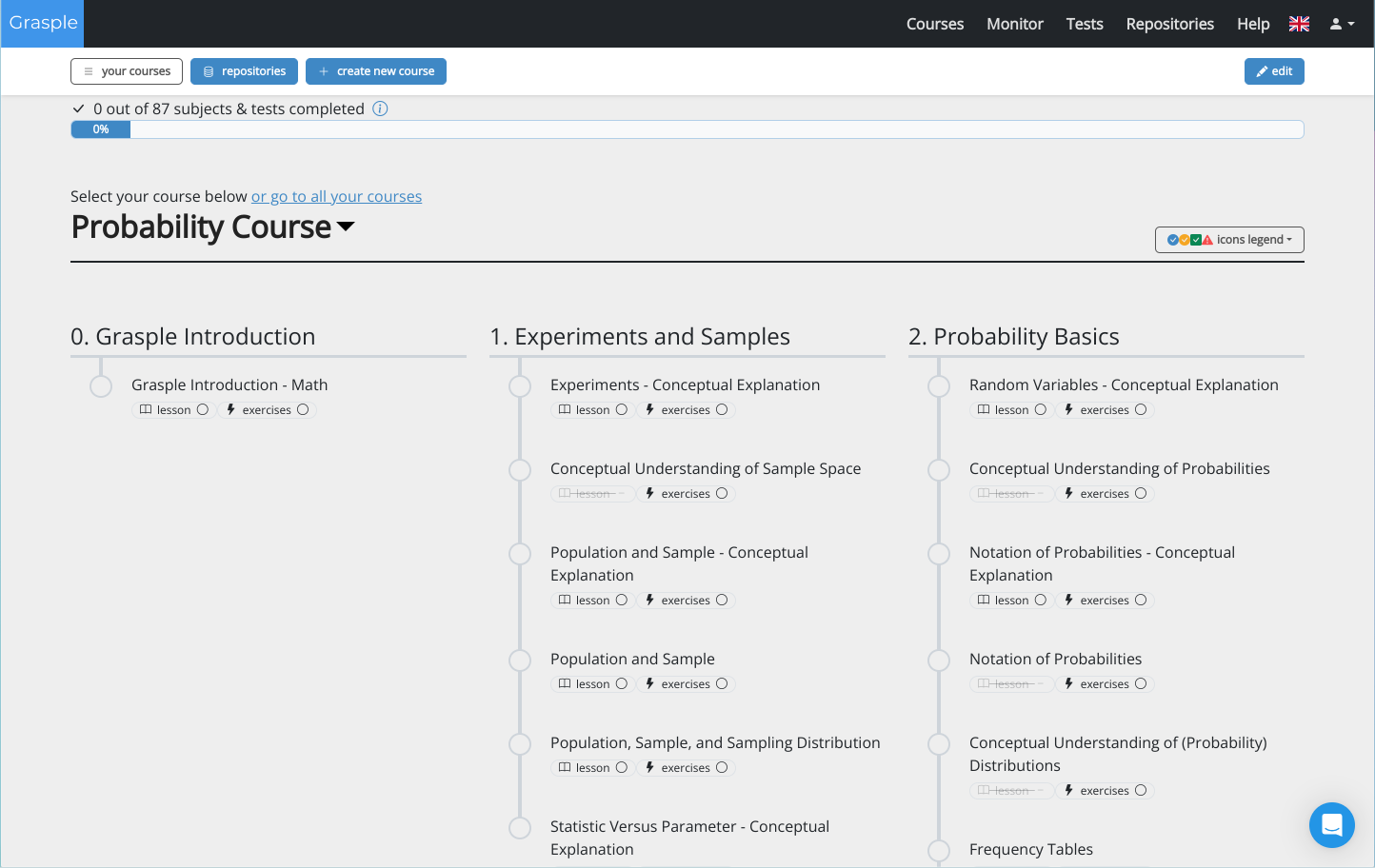Preview of the Probability Course - ready to use