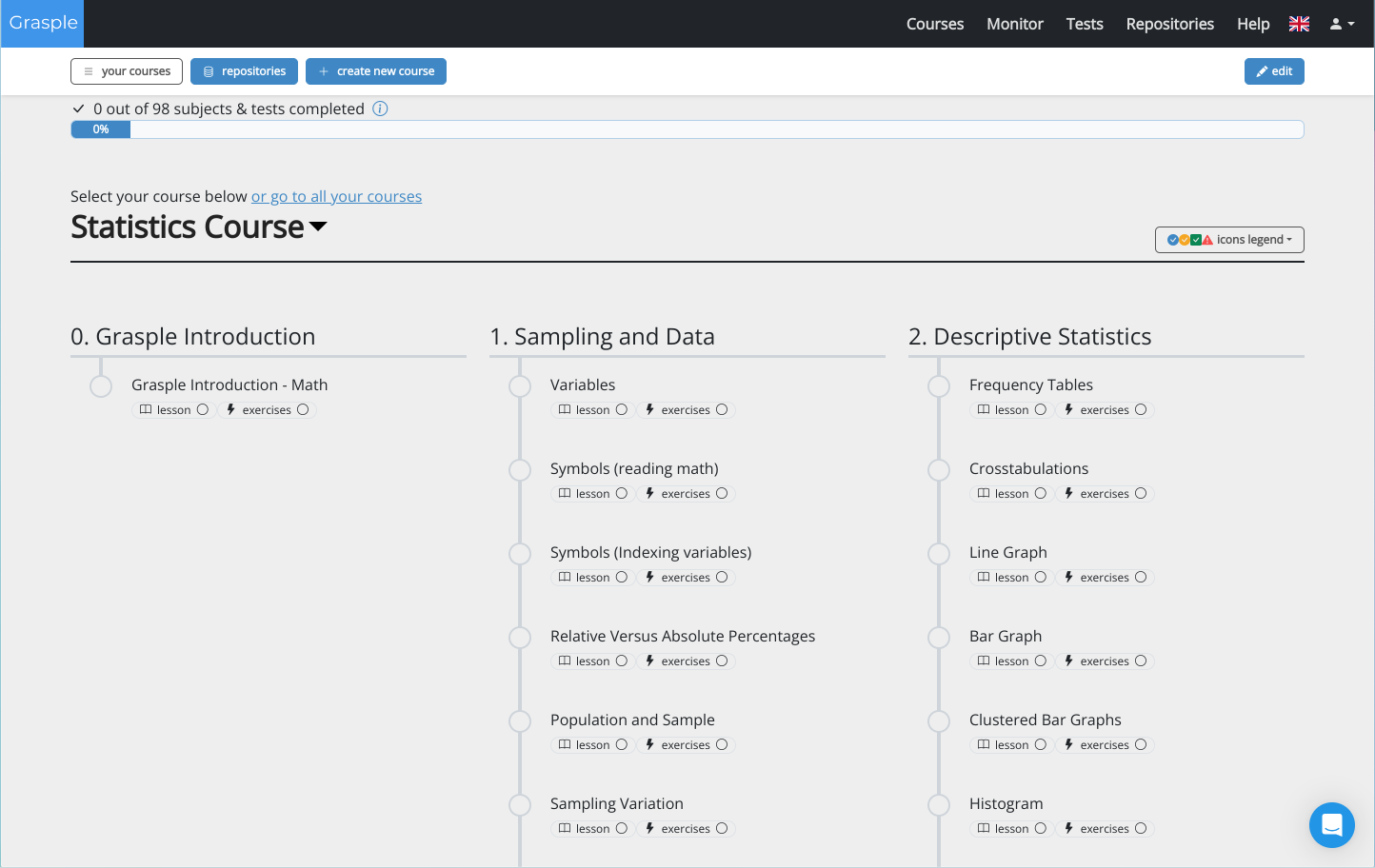 Preview of the Statistics Course - ready to use