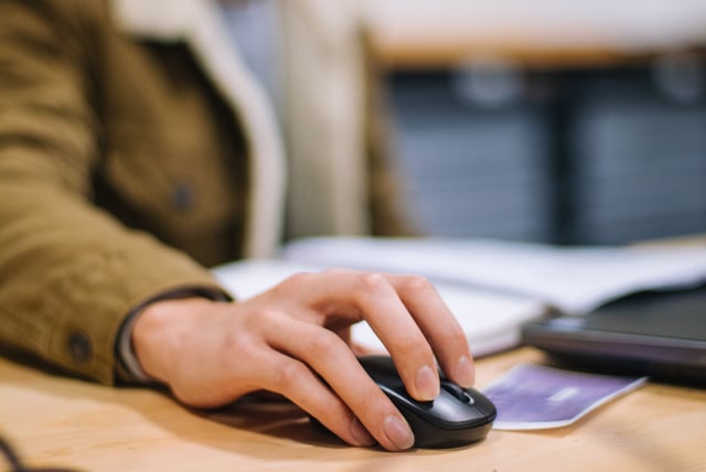 student laptop